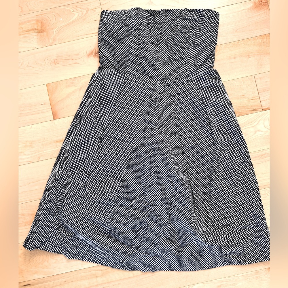 JCREW Lorelei polka dot cocktail dress